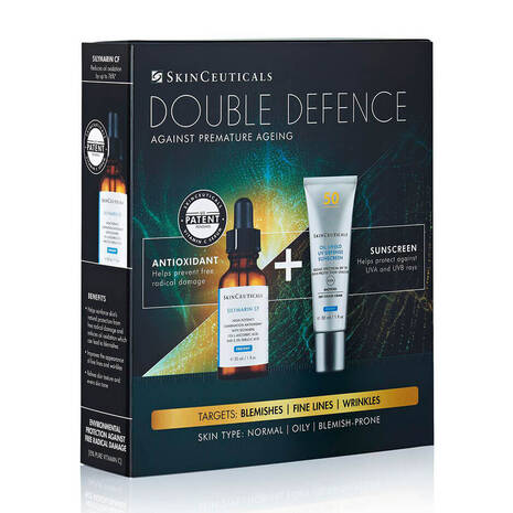 Skinceuticals Double Defence Silymarin CF Kit for Oily + Blemish-Prone Skin 1 Skinceuticals Double Defence Silymarin Cf Kit For Oily Blemish Prone Skin